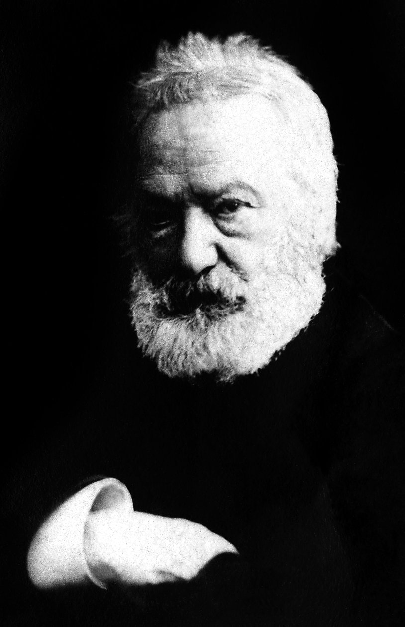 Victor Hugon (1802-1885), ranskalaisen kirjailijan muotokuva. tekijältä Unknown photographer