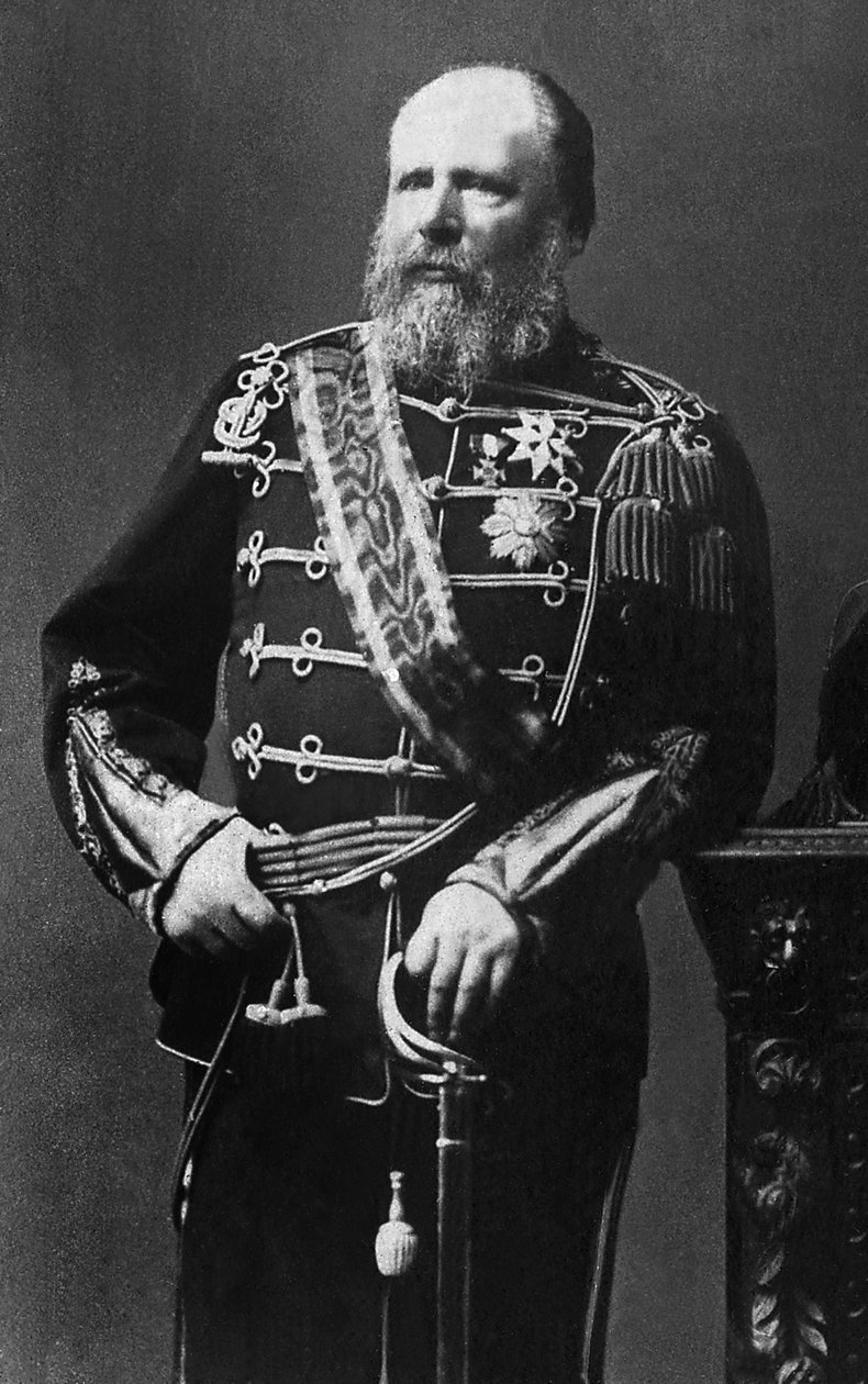 Vilhelm III:n (1817-1890), Orange-Nassaun prinssin, Luxemburgin suurherttua ja Alankomaiden kuninkaan muotokuva vuosina 1849-1890. tekijältä Unknown photographer