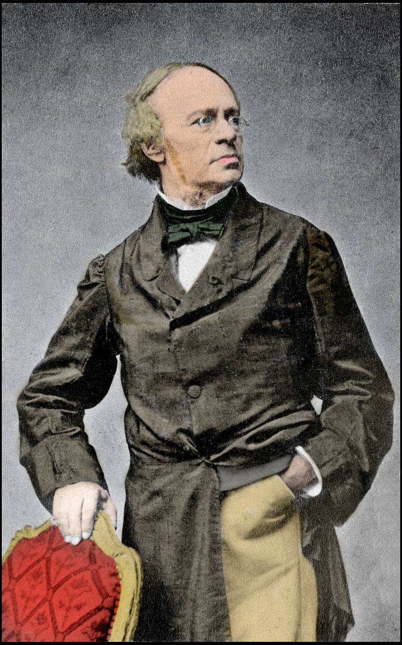 Ranskalaisen säveltäjän Jacques Fromental Levy dit Halevy (1799-1862) muotokuva tekijältä Unknown photographer