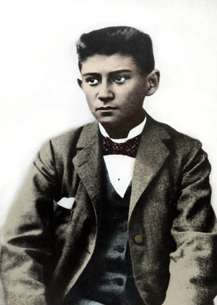 Nuoren Franz Kafkan muotokuva noin vuodelta 1899 tekijältä Unknown photographer