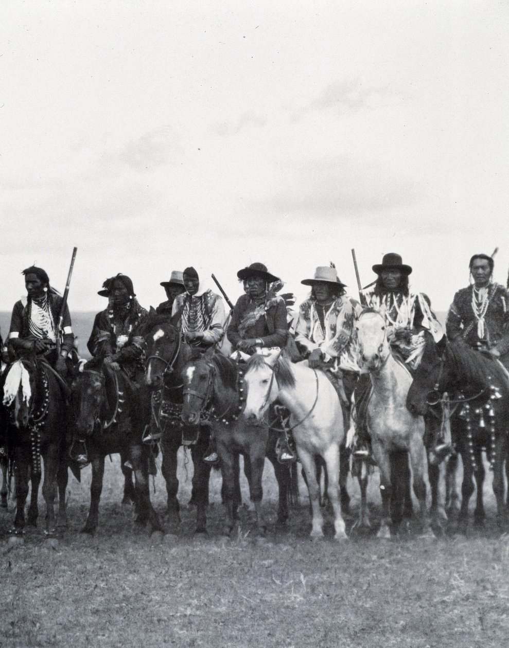 Prairie Indians, Kanada, 1800-luvun loppu. tekijältä Unknown photographer