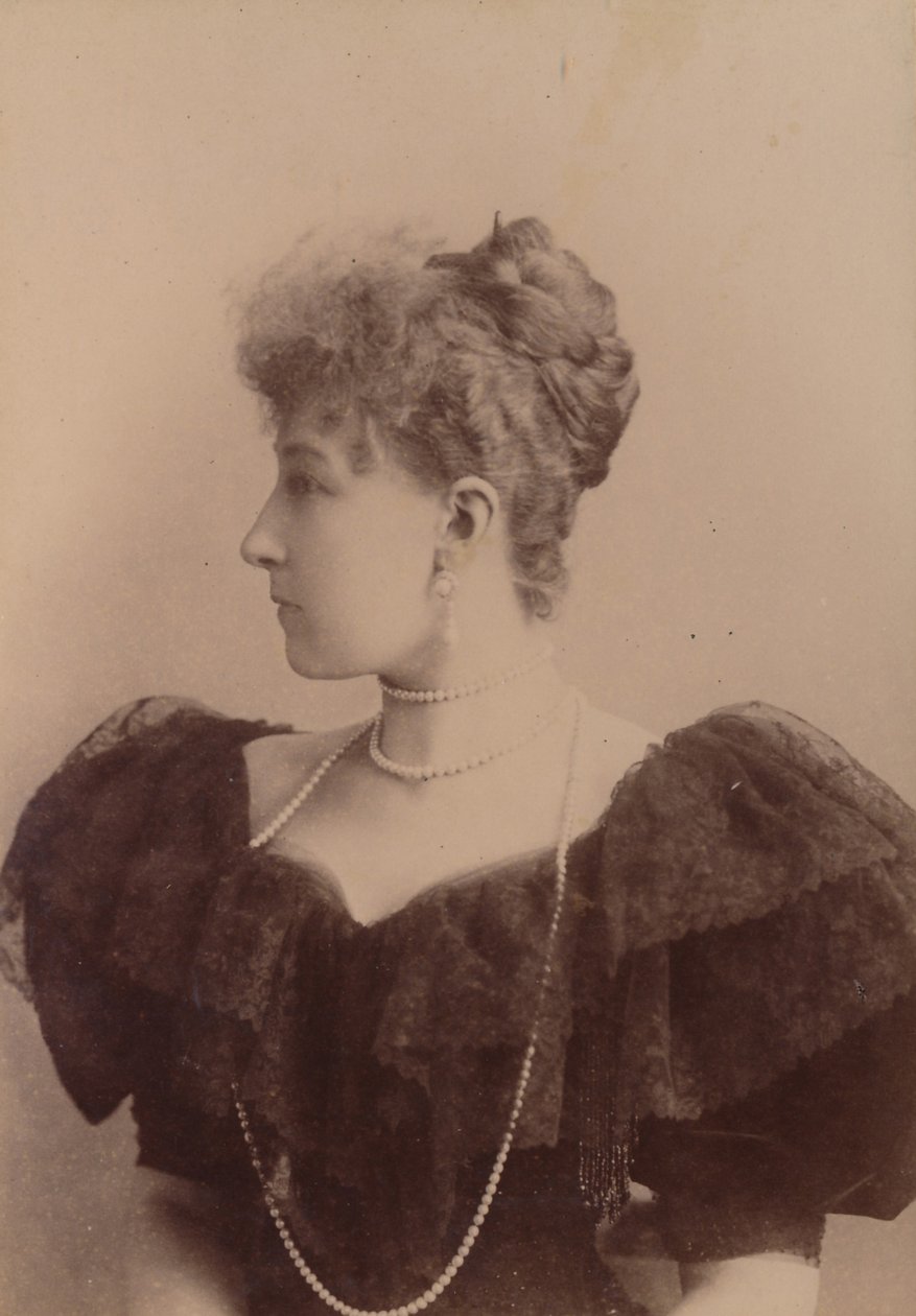 Belgian prinsessa Stéphanie Clotilde Louise Herminie Marie Charlotte (21. toukokuuta 1864 - 23. elokuuta 1945). tekijältä Unknown photographer