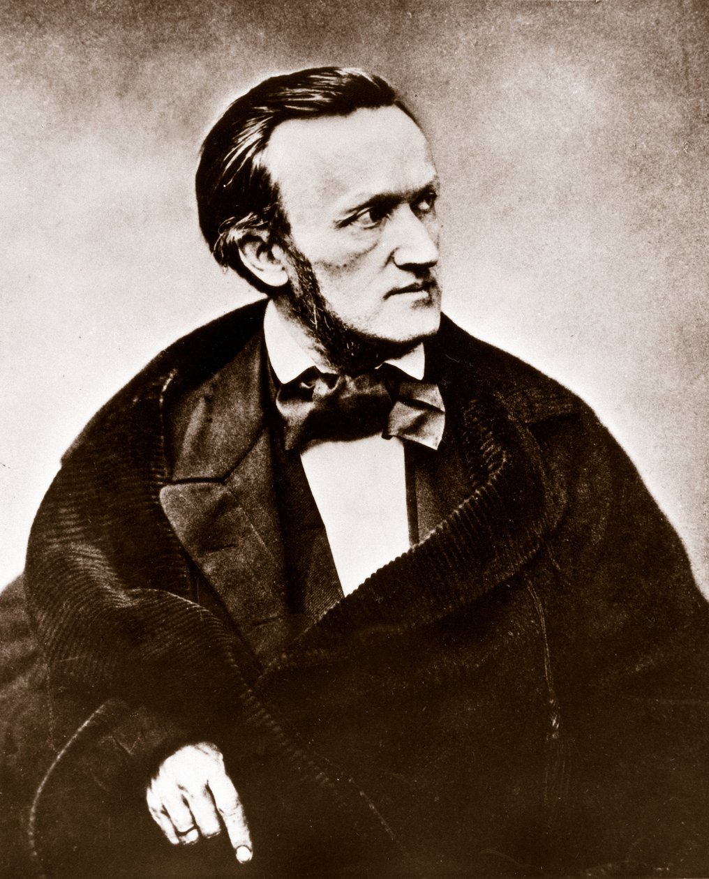 RICHARD WAGNER (1813-1883) saksalainen säveltäjä - muotokuva tekijältä Unknown photographer