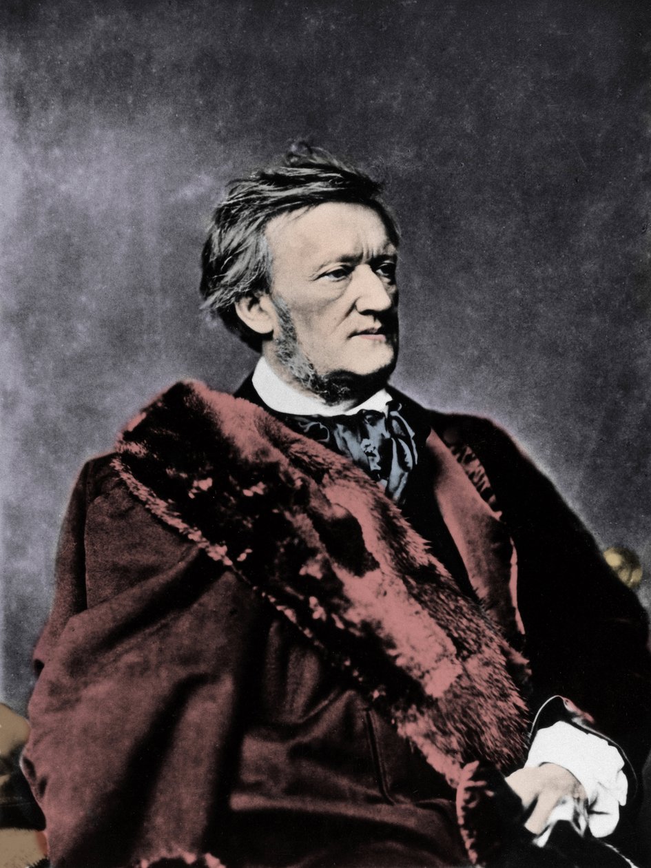 RICHARD WAGNER (1813-1883) saksalainen säveltäjä - muotokuva tekijältä Unknown photographer
