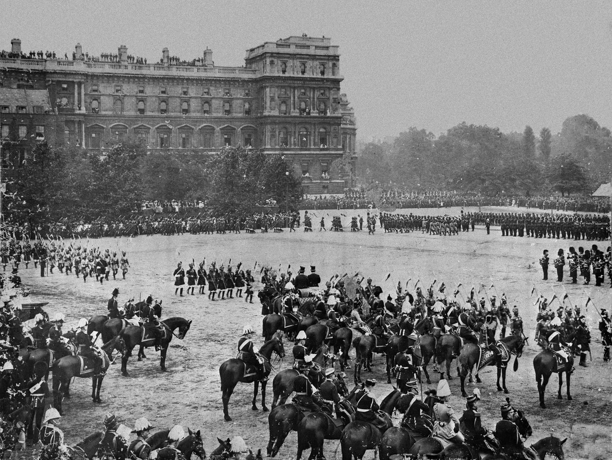Katsaus Intian armeijan kontingenttiin, Horse Guards Parade, kesäkuu 1897 tekijältä Unknown