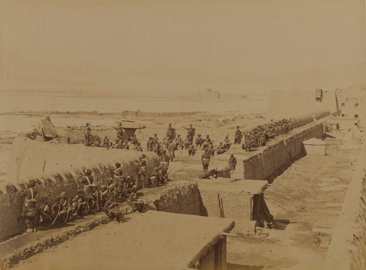 Strongpoint, Kabul 1879 (b/w valokuva) tekijältä Unknown photographer
