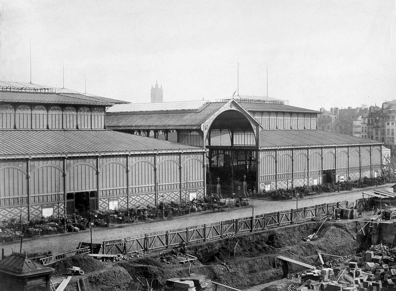 Pariisin keskustori (Balard-paviljongit), 1800-luvun loppu tekijältä Unknown photographer