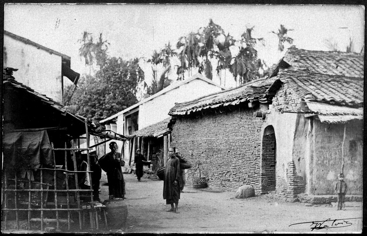 Tonkin Village v. 1890. tekijältä Unknown photographer