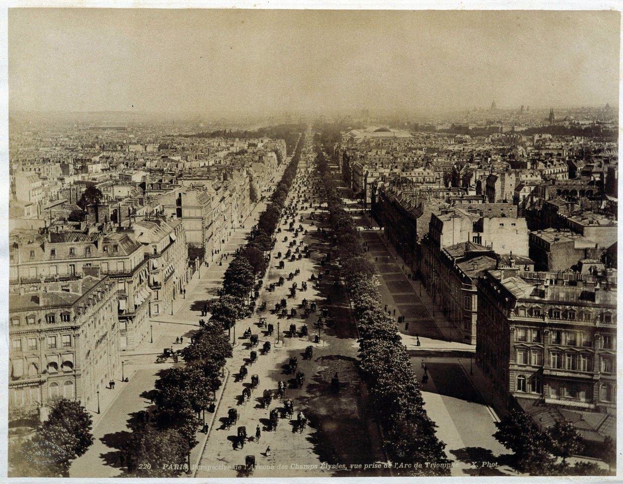 Näkymä Champs-Elysees