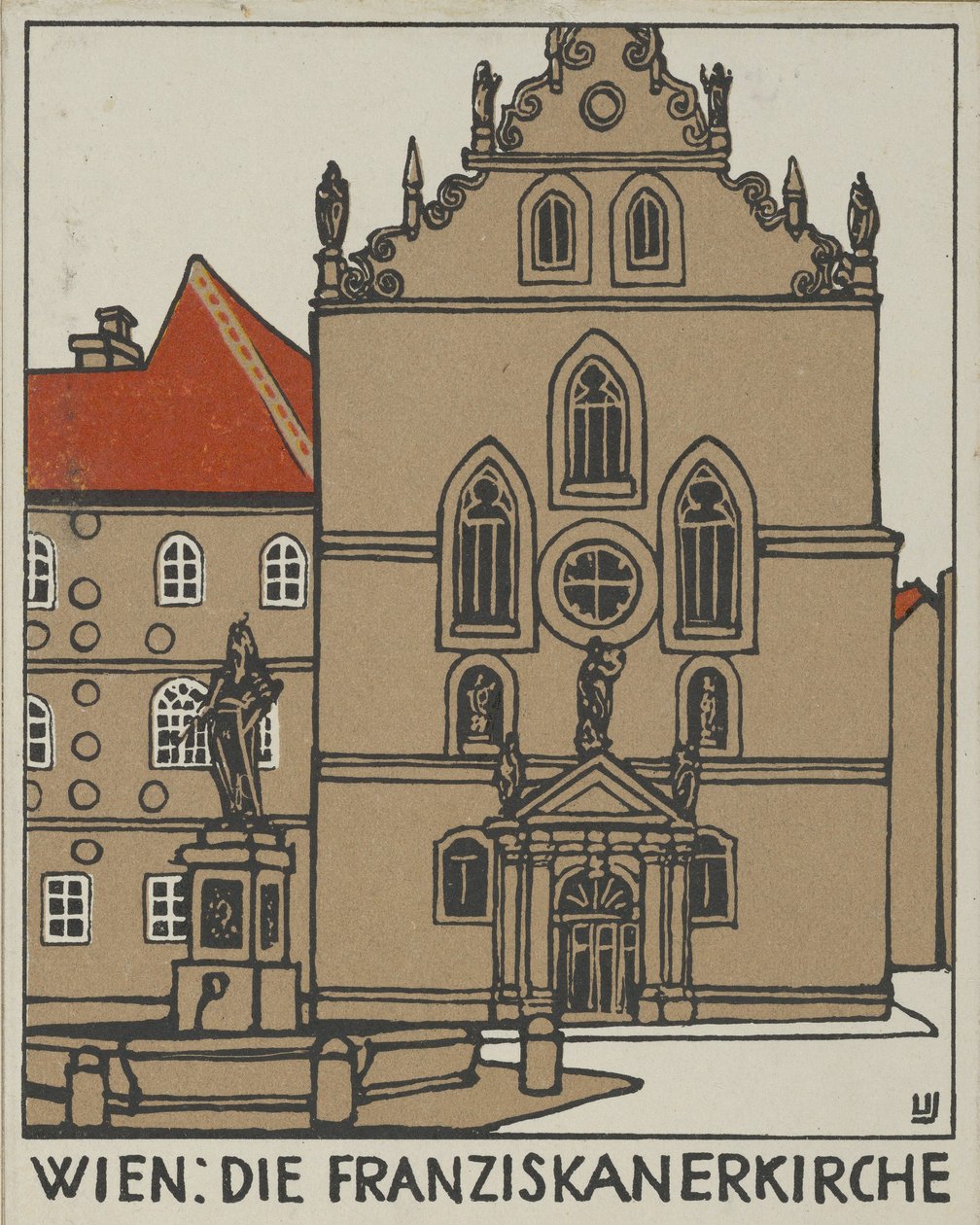 Wien: Franciscan Church Wien: Franciscan Church, 1908. tekijältä Urban Janke