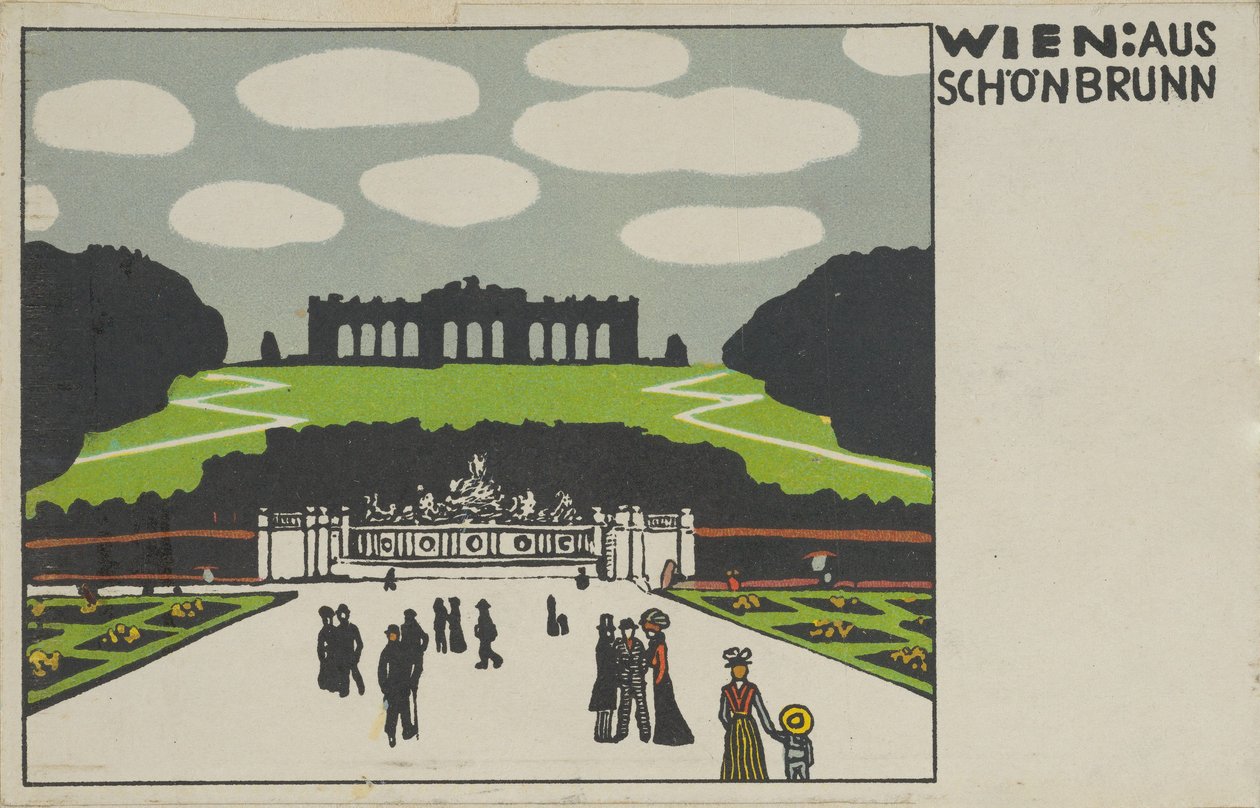 Wien: Schönbrunnista Wien: Schönbrunnista, 1908. tekijältä Urban Janke