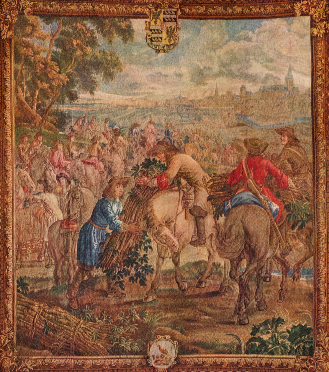 Lillen palaminen, 1600-luku, 1923 tekijältä Urbanus Leyniers