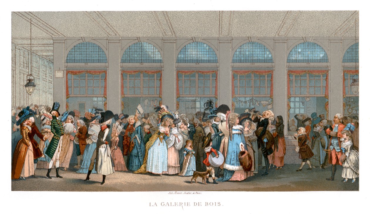 Galerie de Bois, Pariisi, 1787, 1885. tekijältä Urrabieta