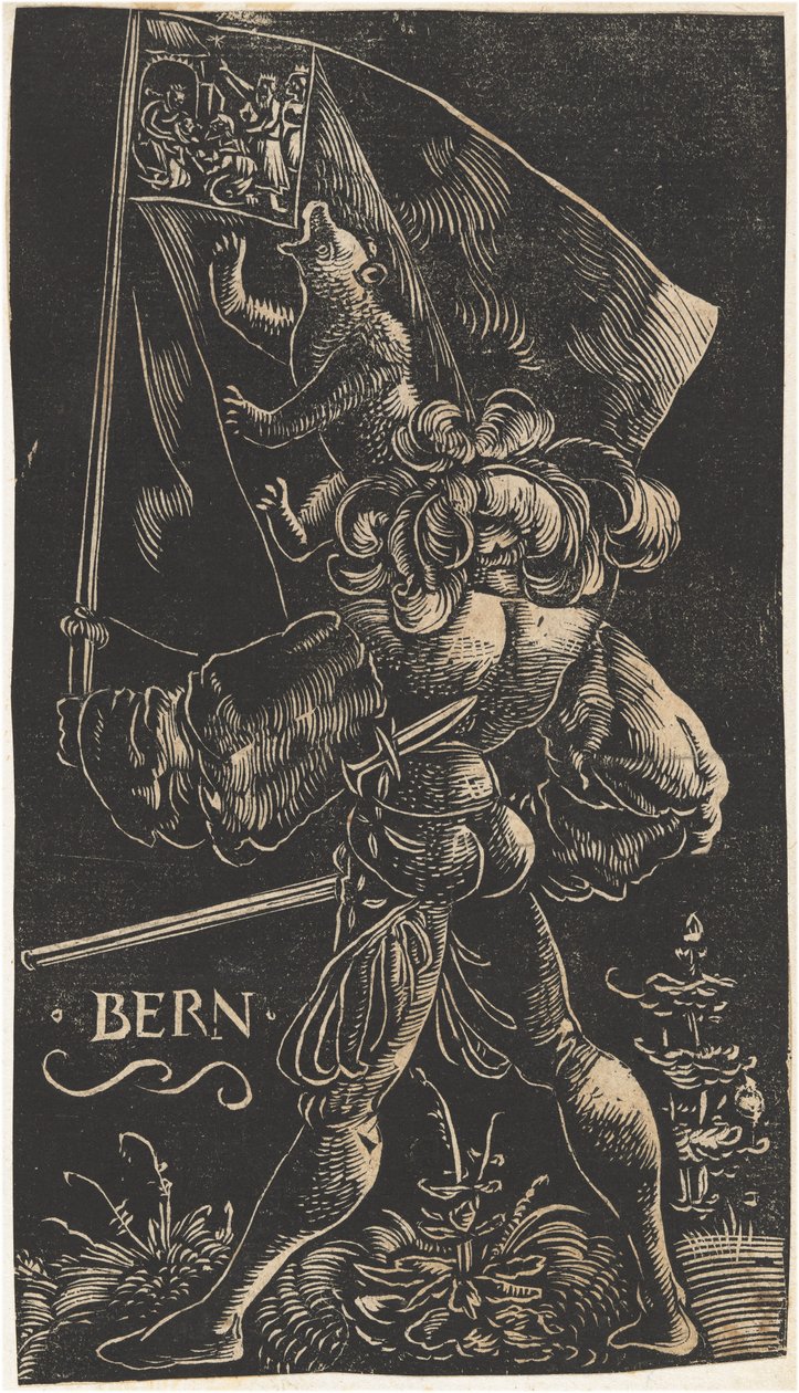 Bernin kantonin kantonin standardi, 1521. tekijältä Urs Graf