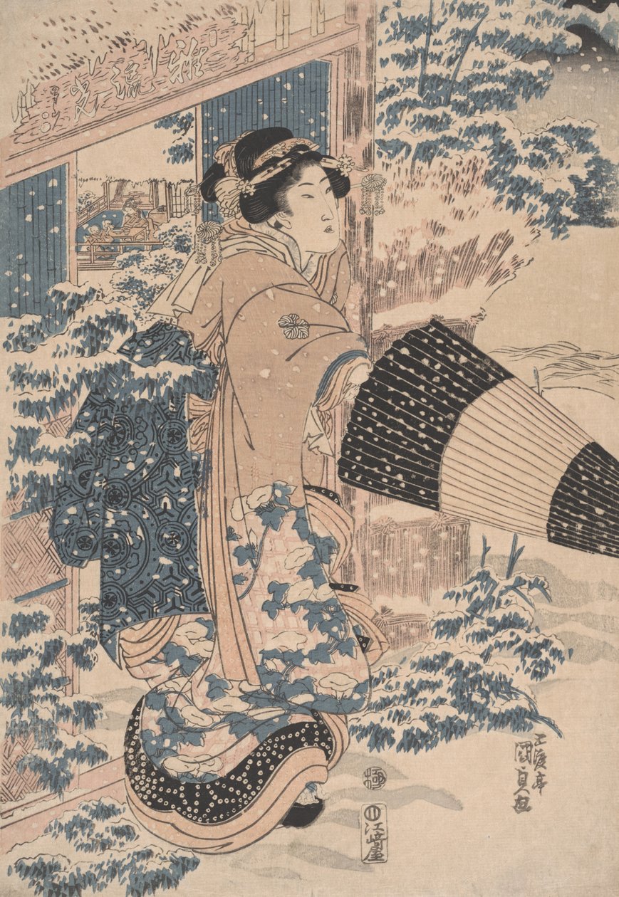 Nimetön, noin 1830 tekijältä Utagawa Kunisada