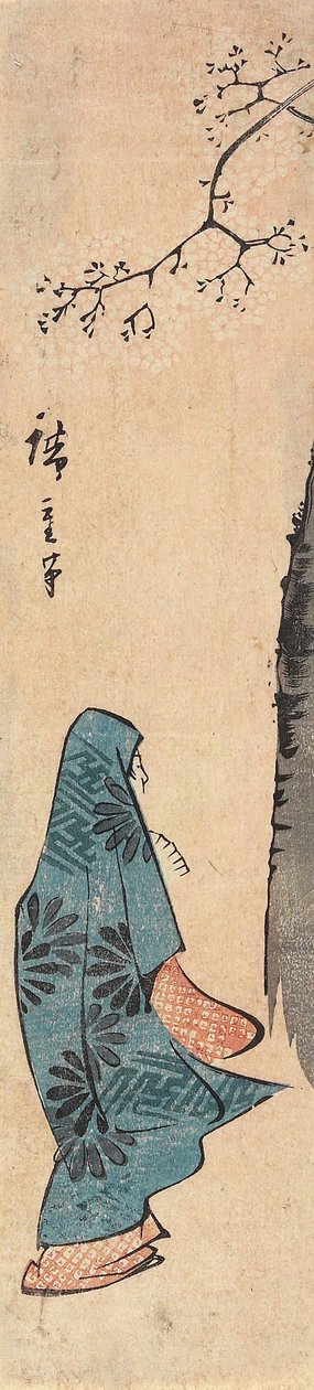 Kirsikankukkien katselu tekijältä Utagawa Hiroshige