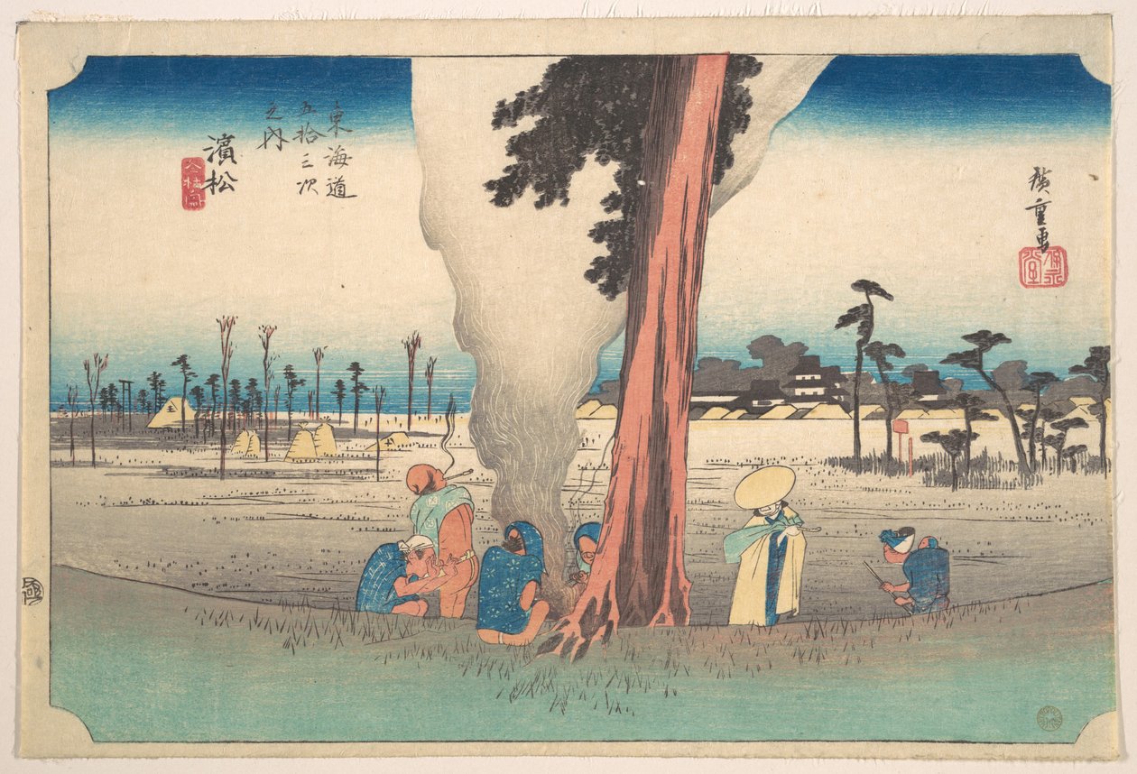 Hamamatsu, Toko no Zu tekijältä Utagawa Hiroshige