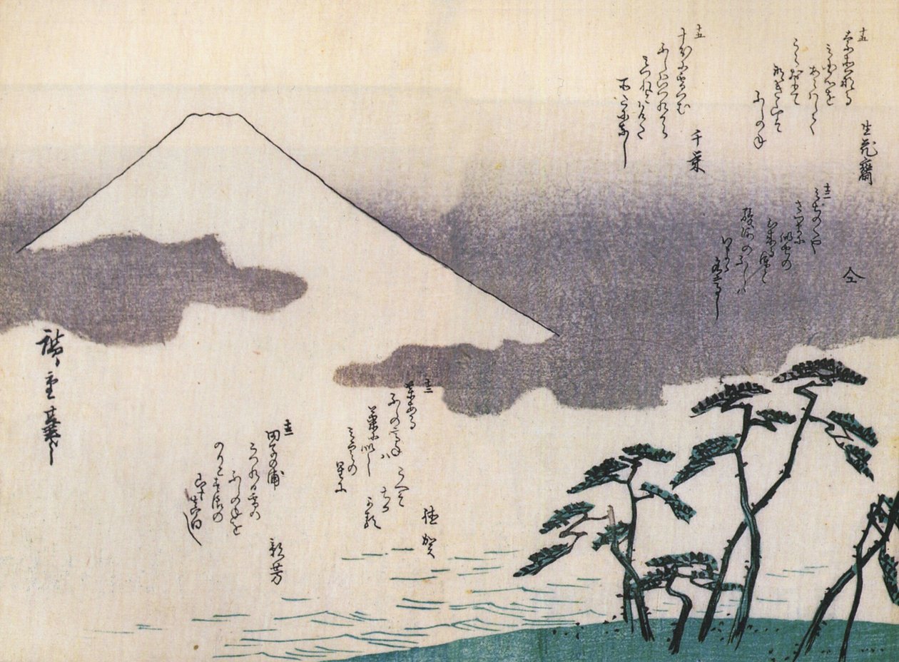 Hiroshige, Fuji-vuori rannalta nähtynä tekijältä Utagawa Hiroshige