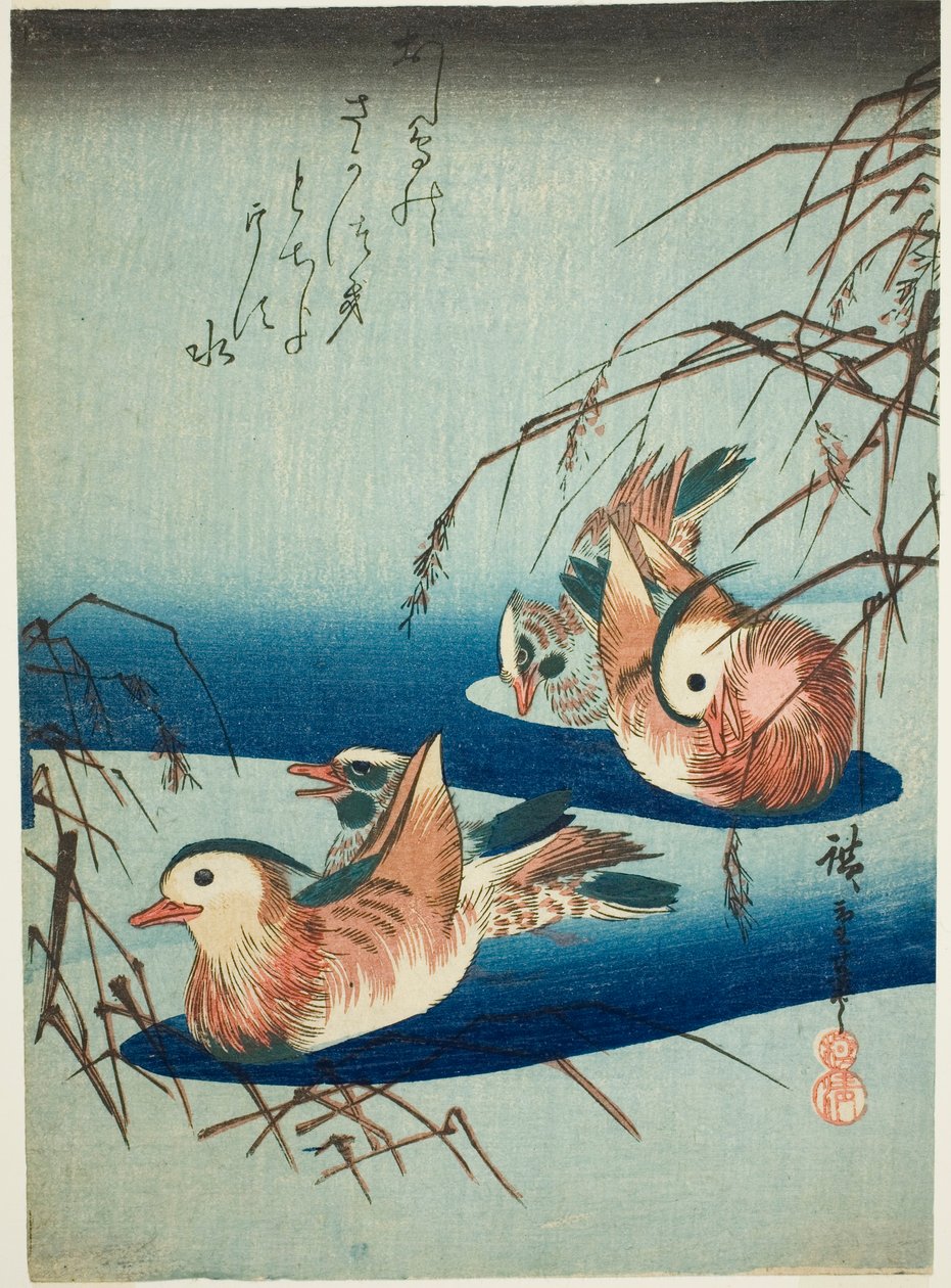 Mandariiniankat tekijältä Utagawa Hiroshige