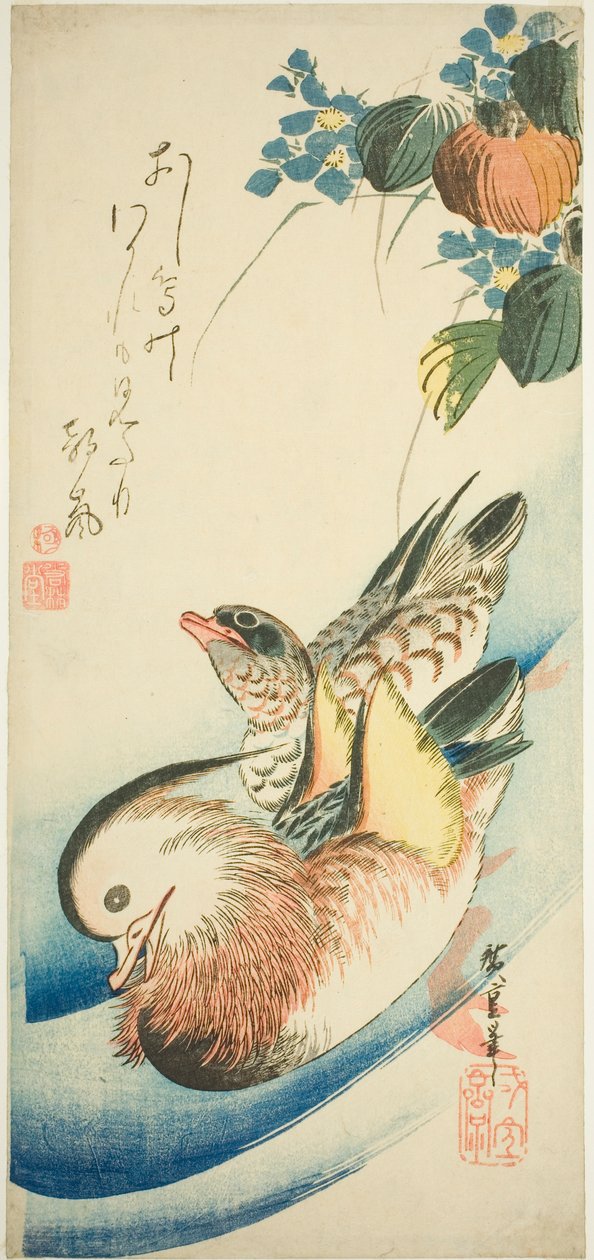 Mandariiniankat tekijältä Utagawa Hiroshige
