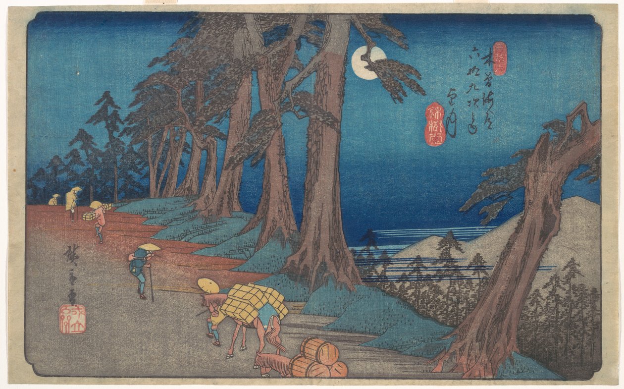 Mochi-zuki tekijältä Utagawa Hiroshige