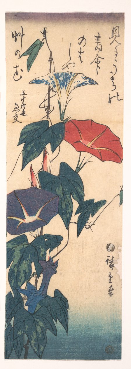 Prunkwinden tekijältä Utagawa Hiroshige