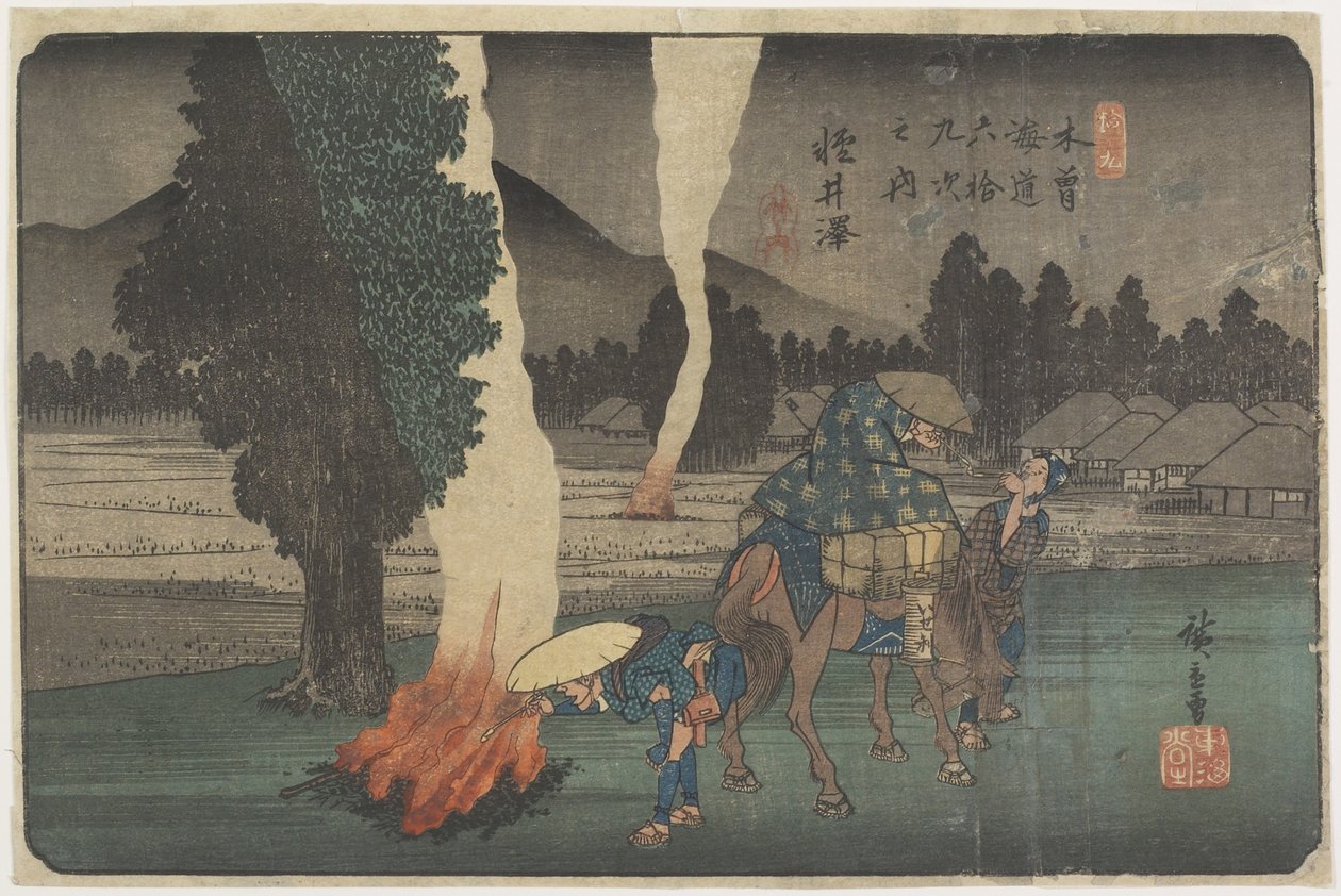 /. 19 Karuizawa, 1830-1844 tekijältä Utagawa Hiroshige