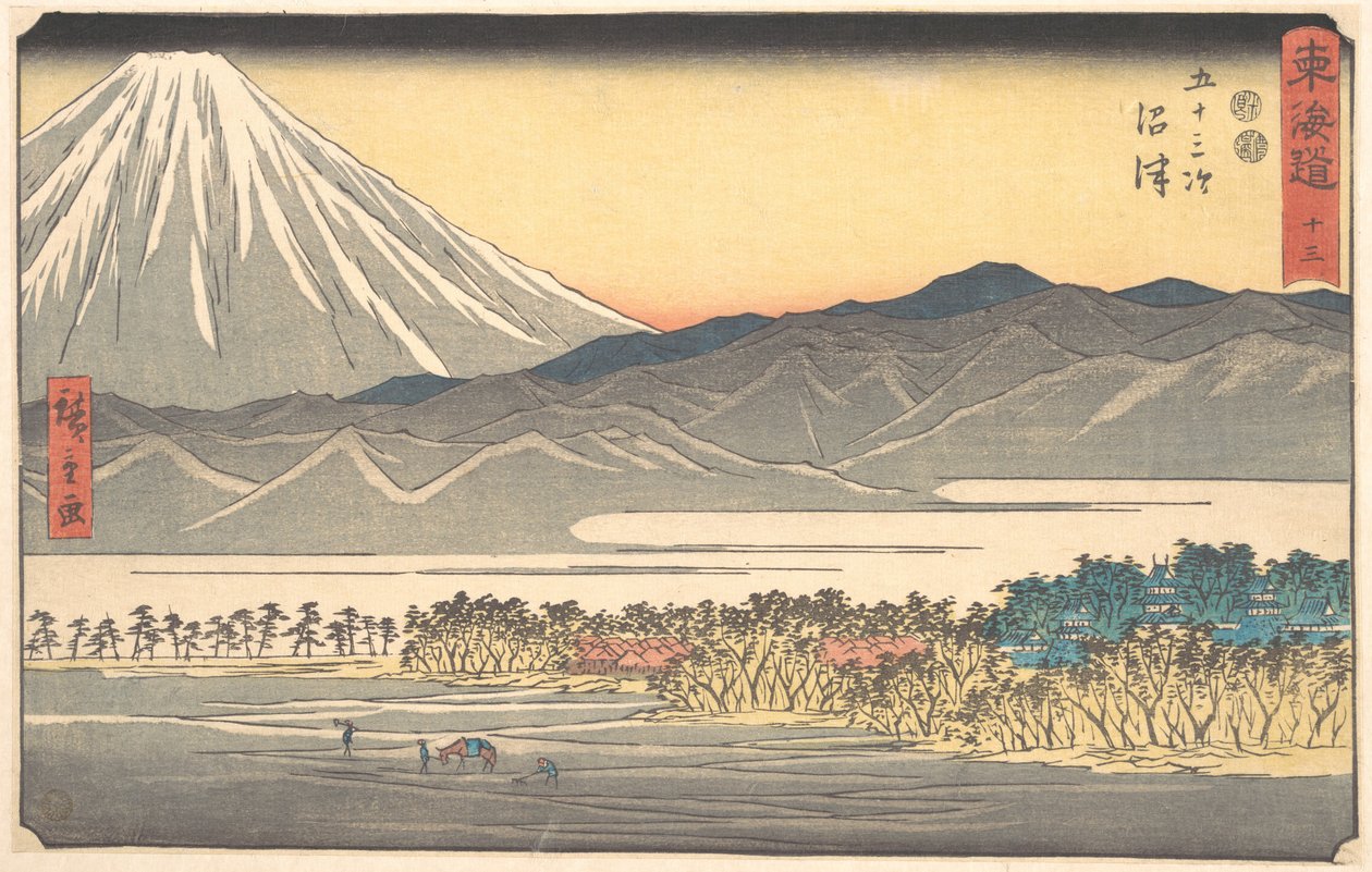 Numazu tekijältä Utagawa Hiroshige