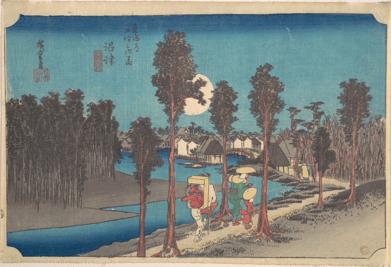 Numazu Ki Kure tekijältä Utagawa Hiroshige