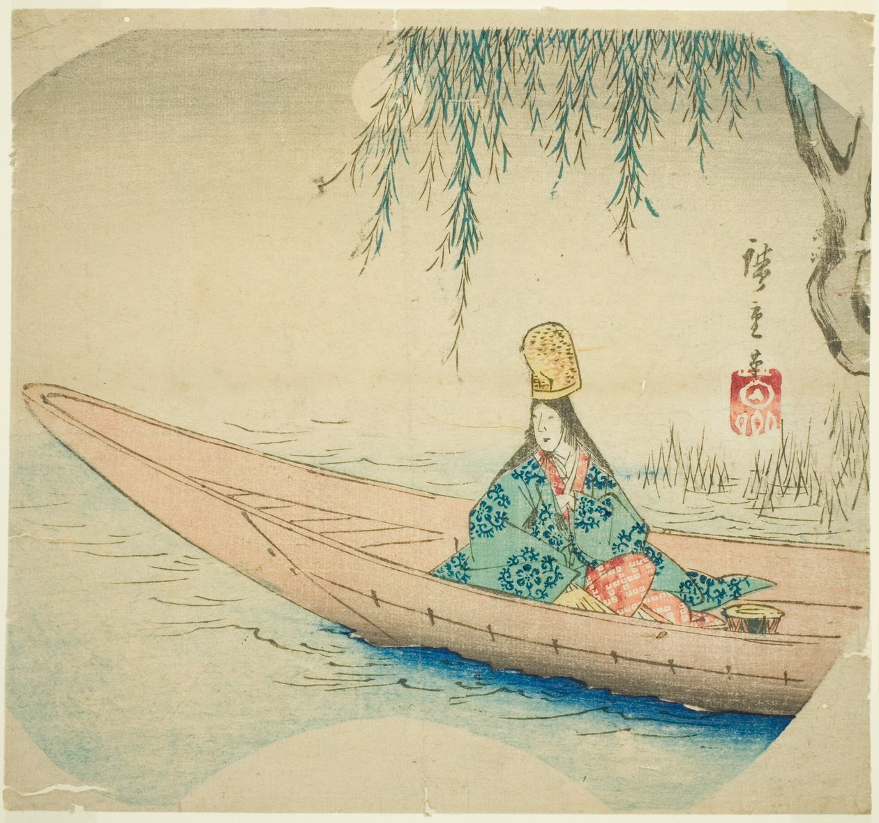 Hakubyo Dancer Jäsen Asazuma Boa t tekijältä Utagawa Hiroshige