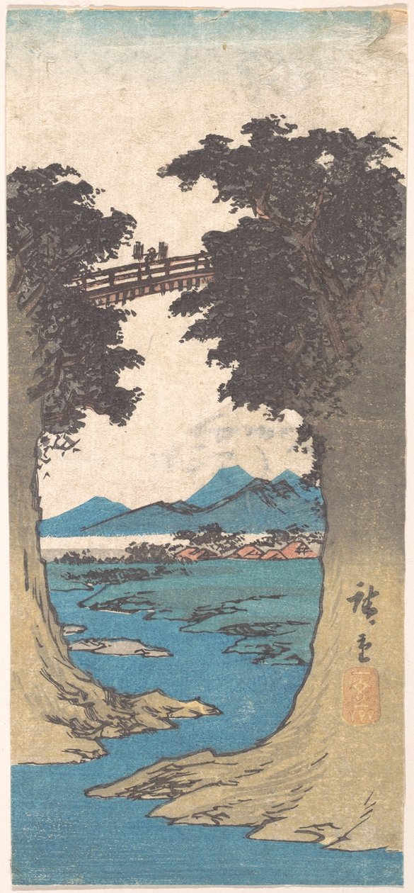 Apinasilta tekijältä Utagawa Hiroshige