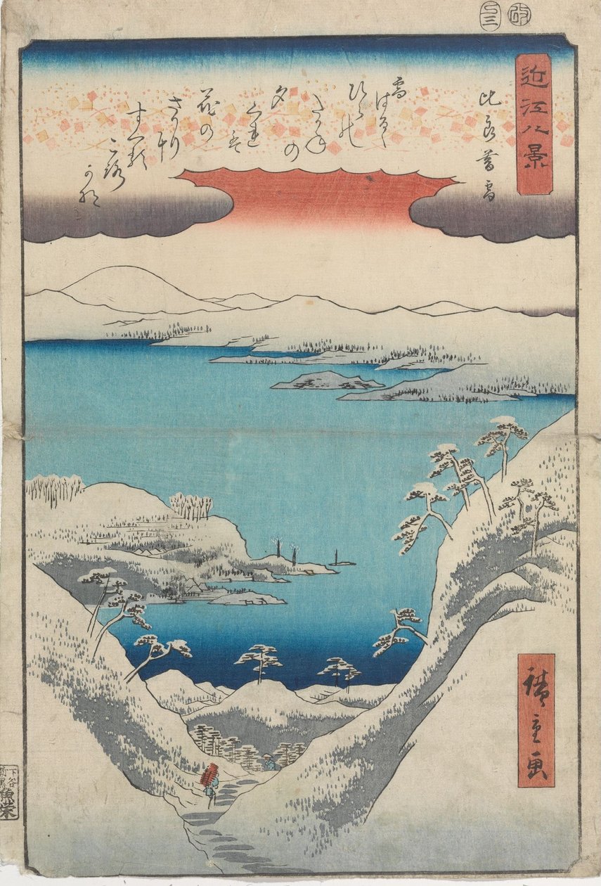 Hiran hämärälumi tekijältä Utagawa Hiroshige