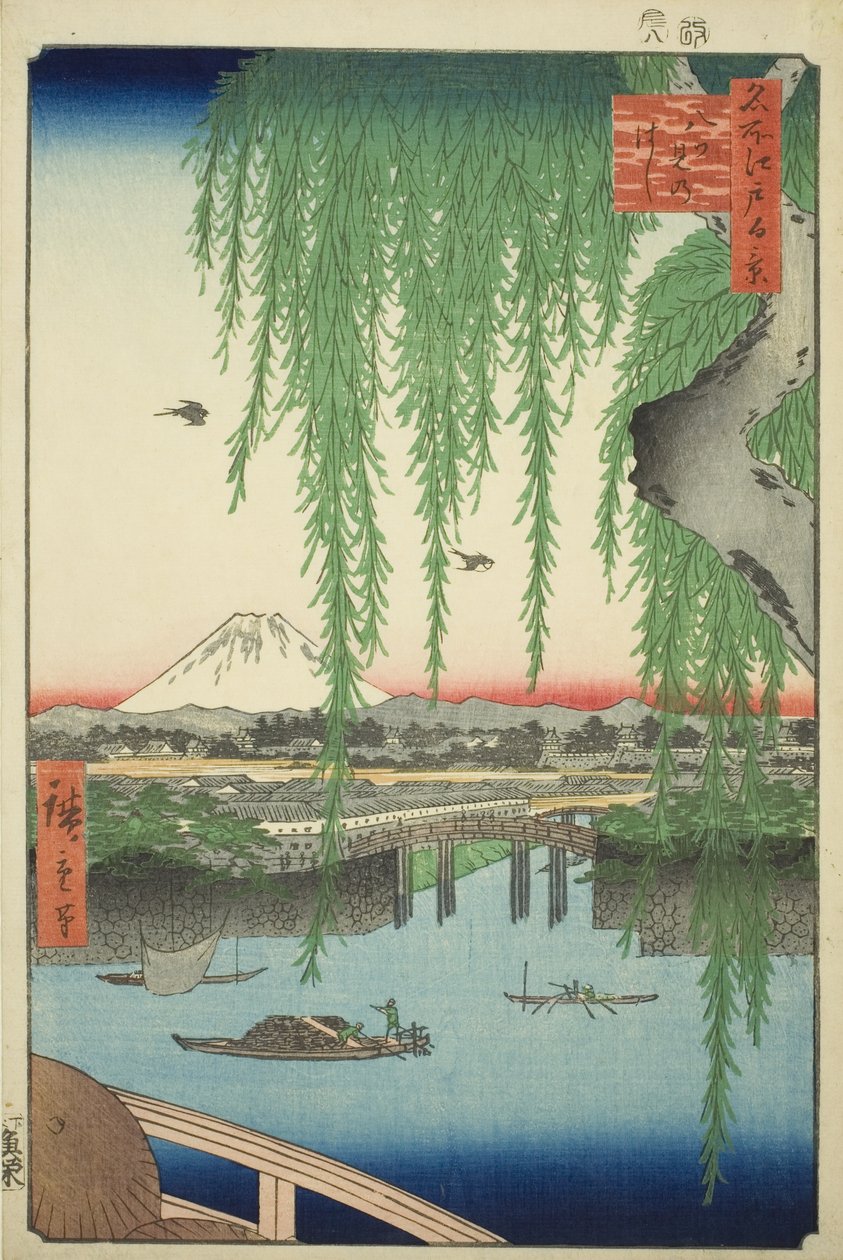 Yatsumi no Hashi, sarjasta tekijältä Utagawa Hiroshige
