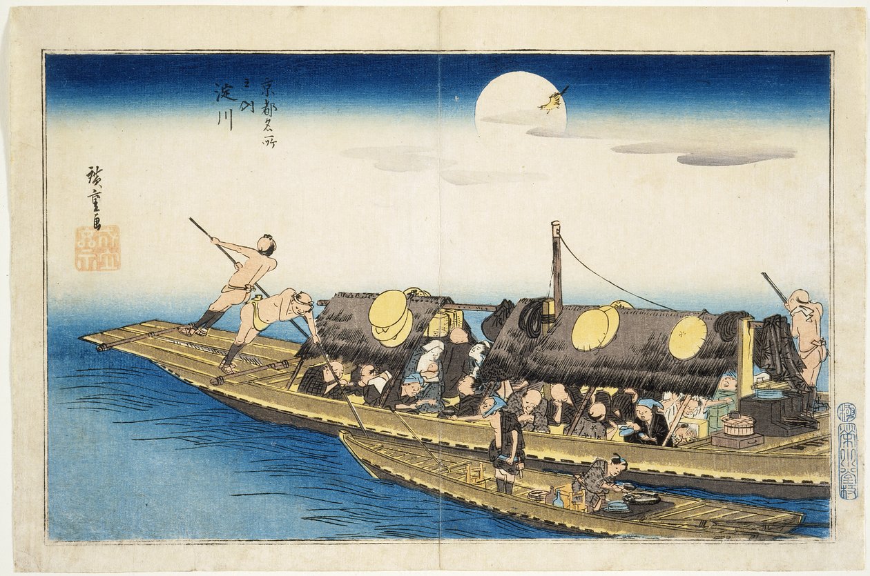 Yodo-joki tekijältä Utagawa Hiroshige