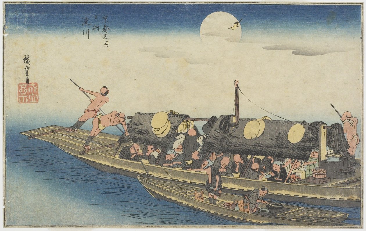 Starry ver, c. 1834 tekijältä Utagawa Hiroshige