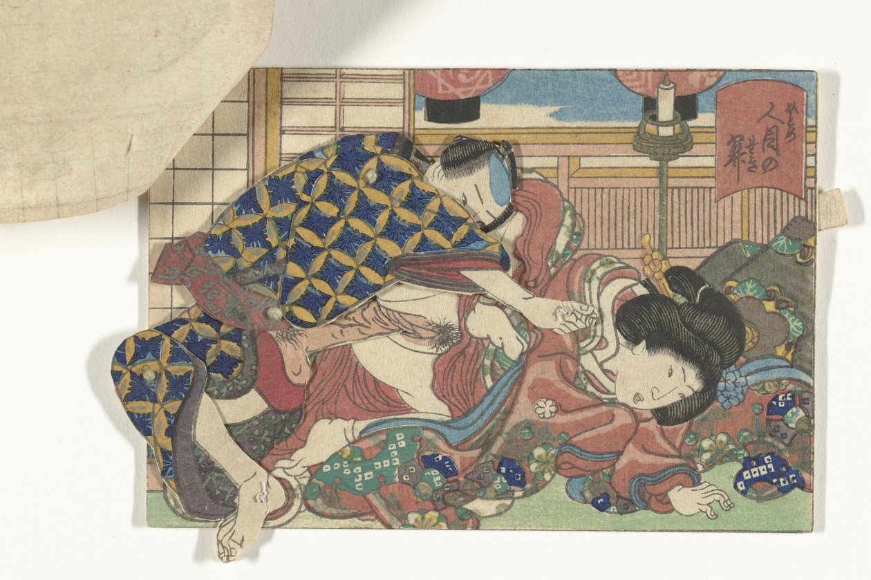 Siirrettävä eroottinen printti tekijältä Utagawa Kunisada (I)