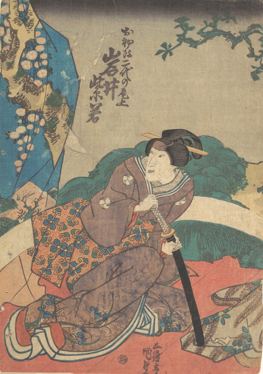 Printti, 1800-luku, 1800-luku. tekijältä Utagawa Kunisada