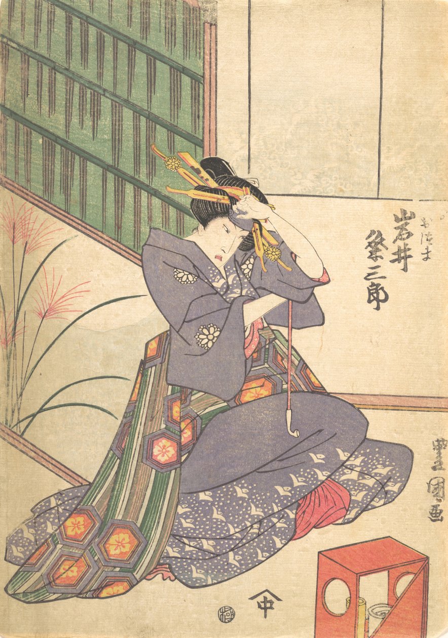 Printti, 1800-luku, 1800-luku. tekijältä Utagawa Kunisada