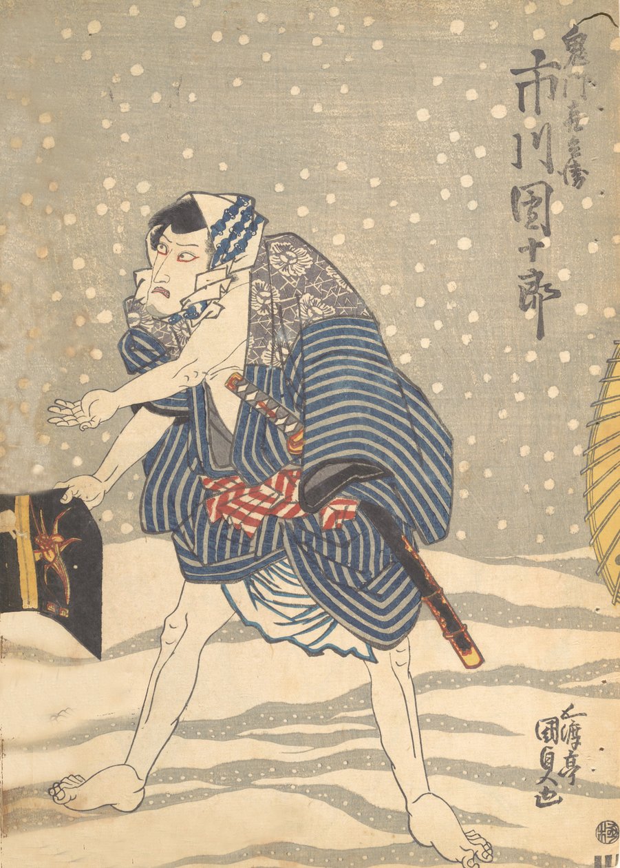 Printti, 1800-luku, 1800-luku. tekijältä Utagawa Kunisada