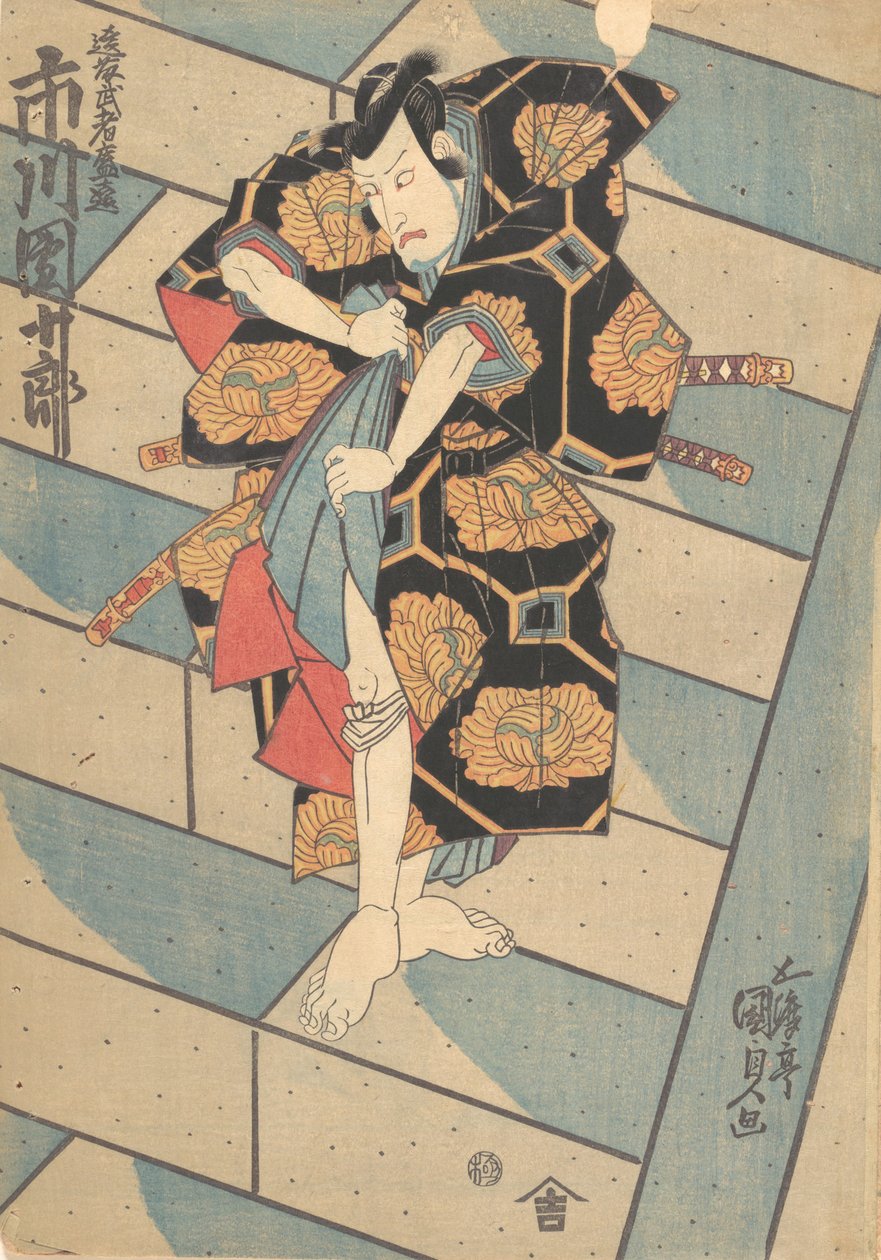 Printti, 1800-luku, 1800-luku. tekijältä Utagawa Kunisada