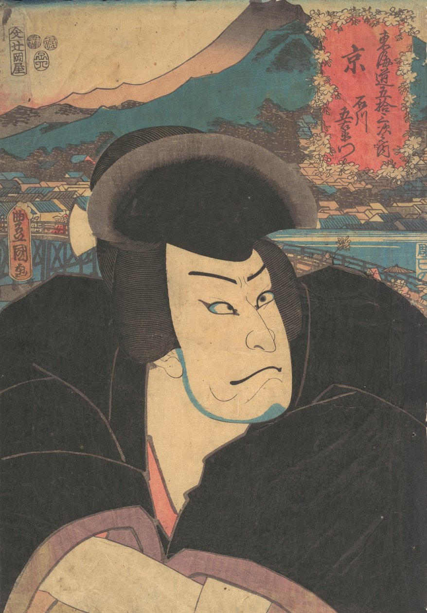 Printti, 1800-luku, 1800-luku. tekijältä Utagawa Kunisada