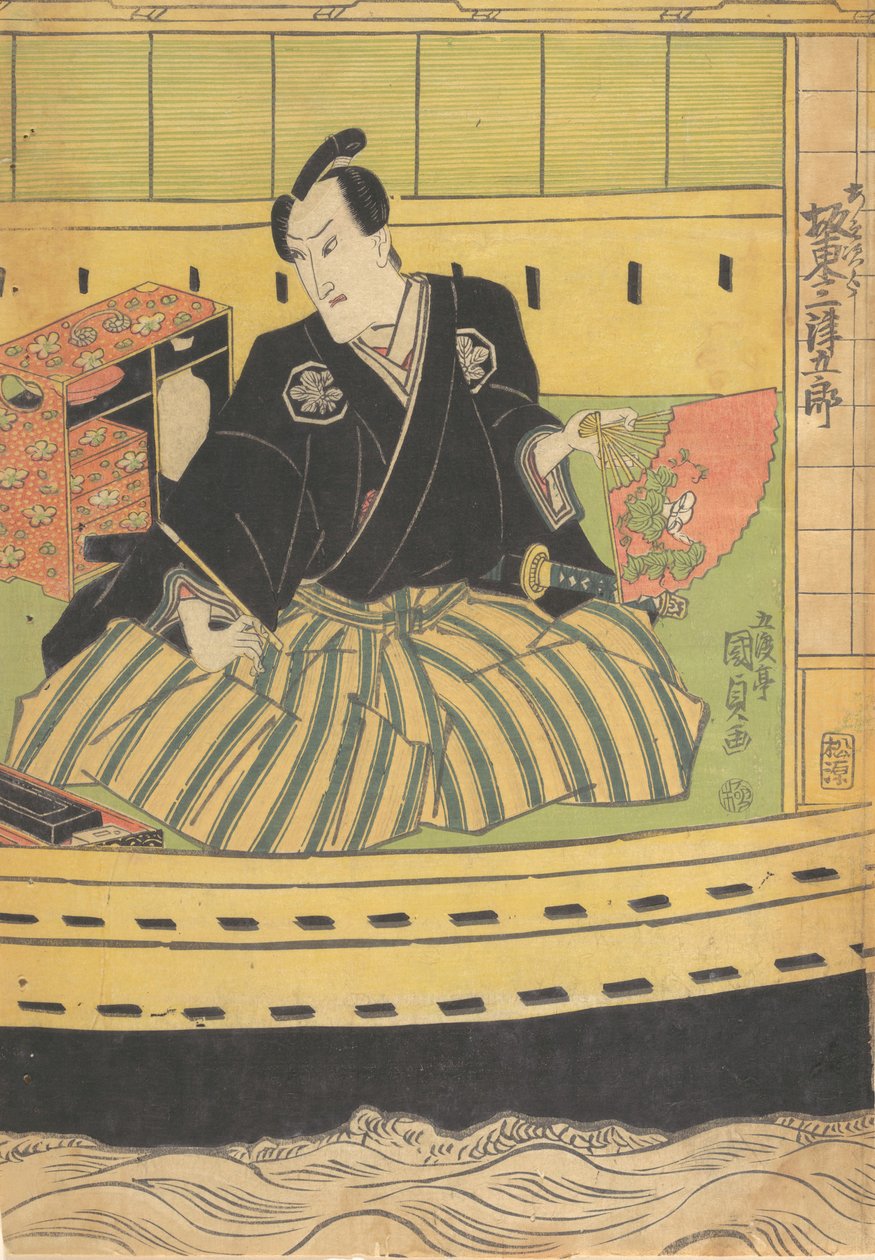 Printti, 1800-luku, 1800-luku. tekijältä Utagawa Kunisada