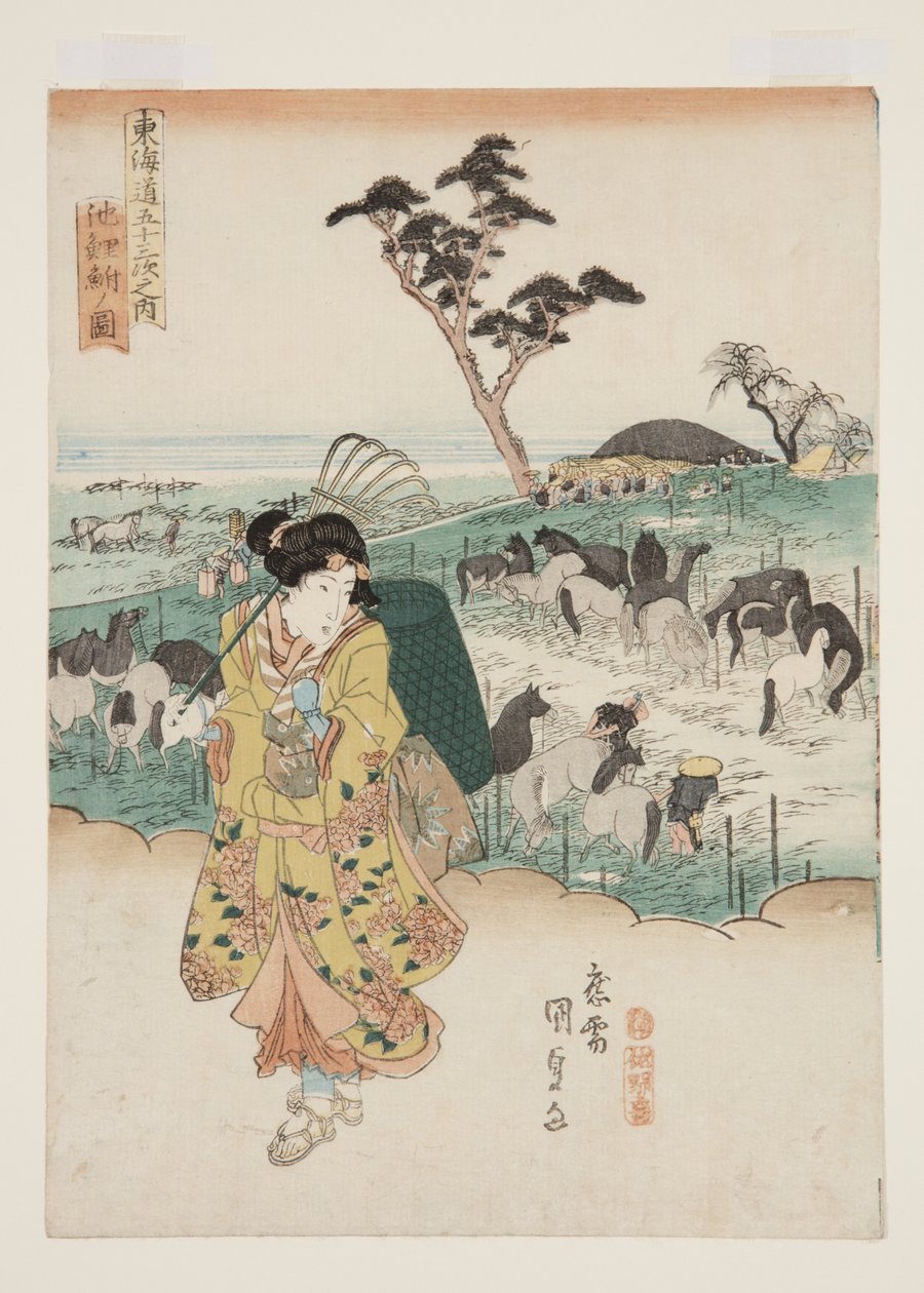 Näkymä Chirylle? (Chiry? no zu) (värillinen puupainatus) tekijältä Utagawa Kunisada