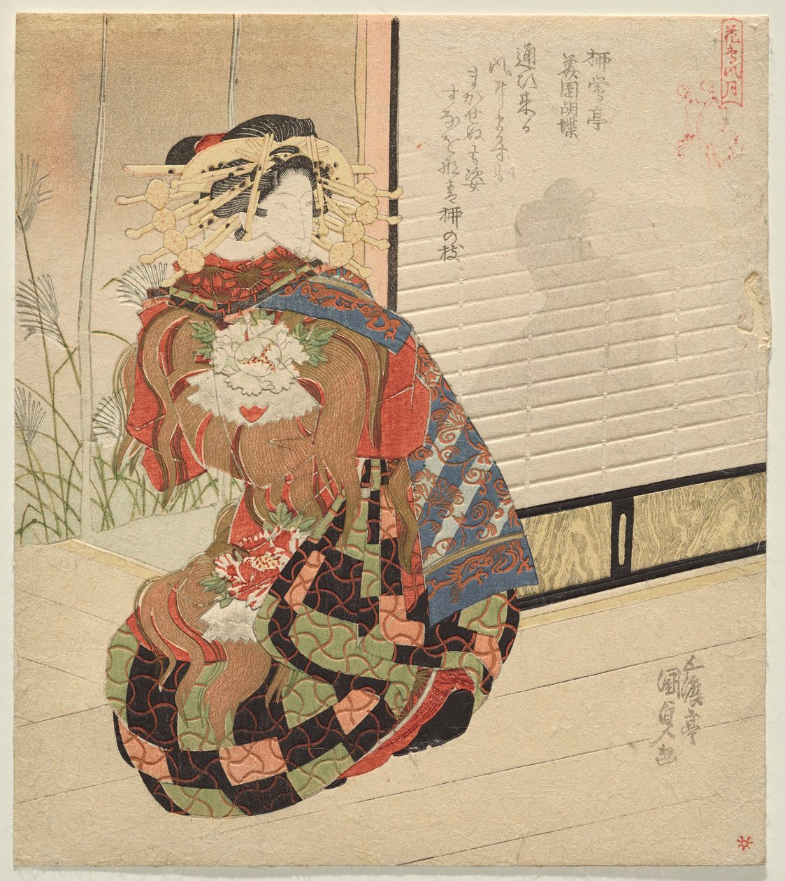 Wind, de la sèrie Bird and Flower, Wind and Moonfinnish tekijältä Utagawa Kunisada