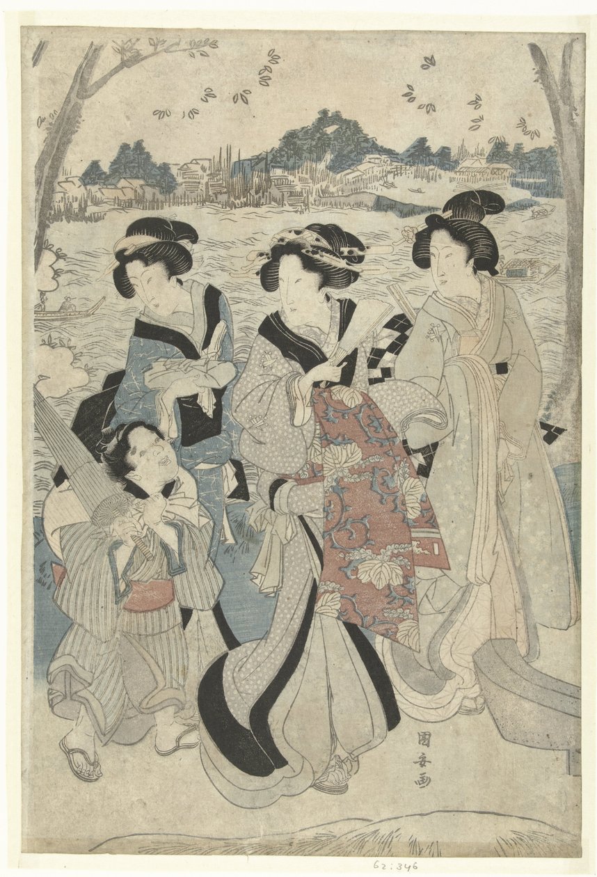 Retki Sumidaa pitkin tekijältä Utagawa Kuniyasu