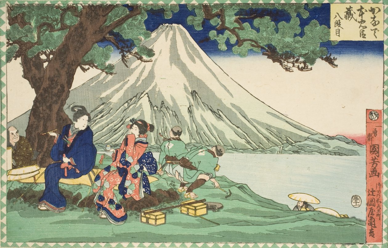 Kahdeksas näytös: Matka tekijältä Utagawa Kuniyoshi