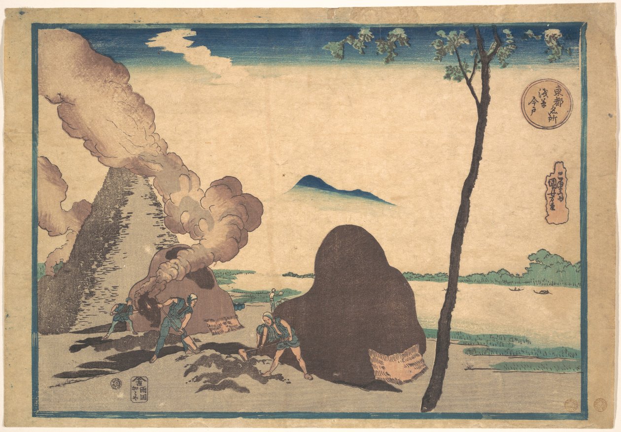 Imado Asakusassa tekijältä Utagawa Kuniyoshi
