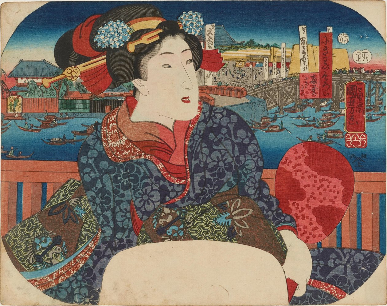 Jännittäviä paikkoja tekijältä Utagawa Kuniyoshi