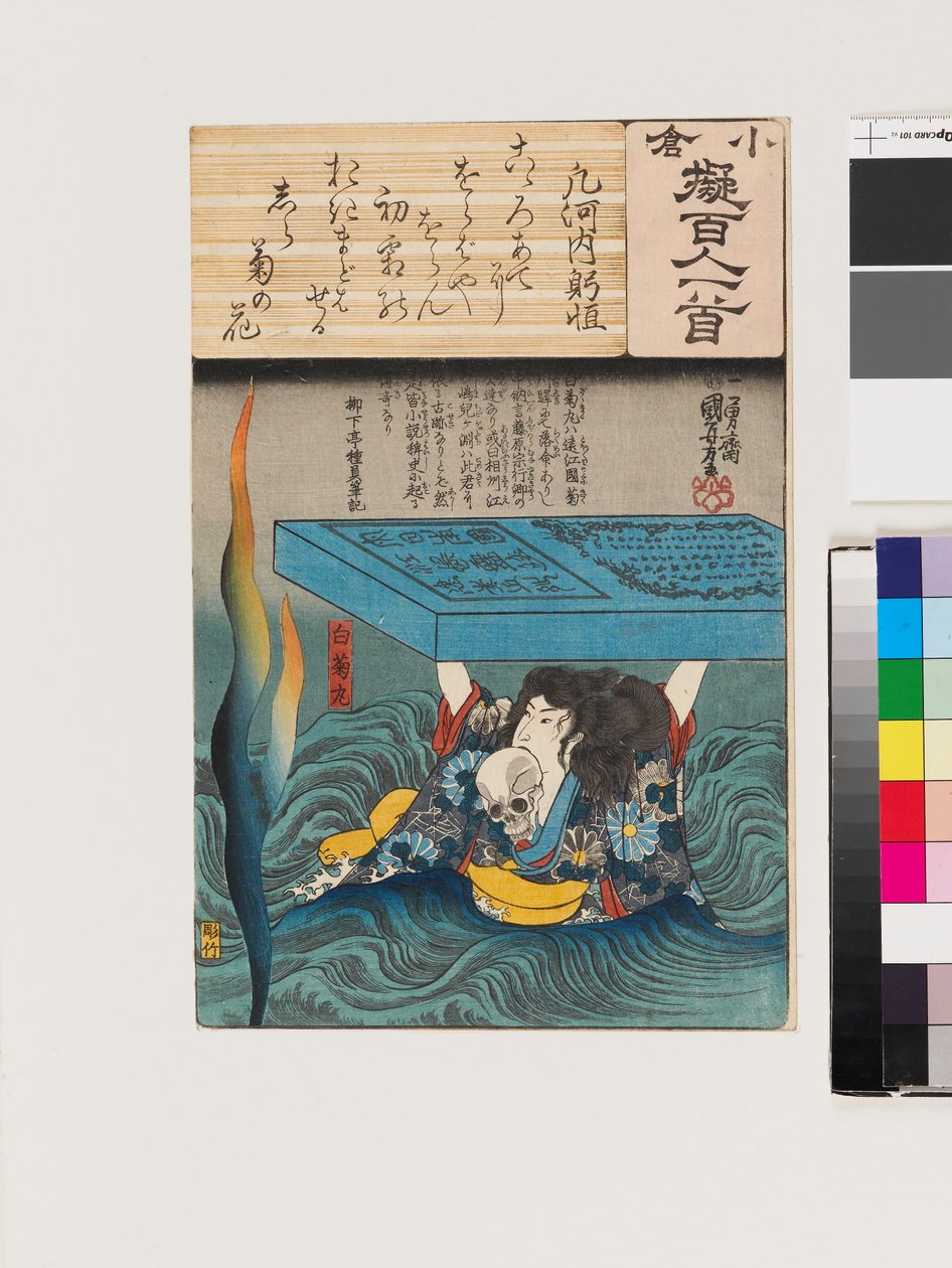 Ōshikōchi no Mitsune tekijältä Utagawa Kuniyoshi