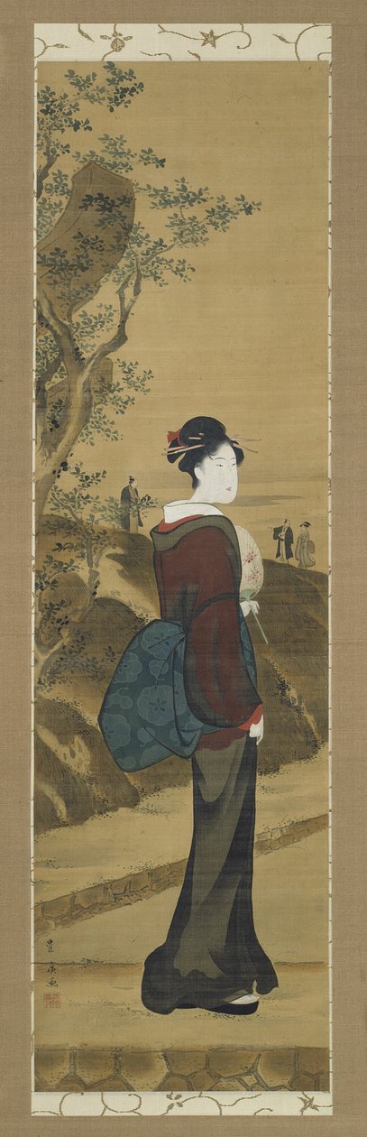 Kauneus Mimeguri-pyhäkössä tekijältä Utagawa Toyohiro